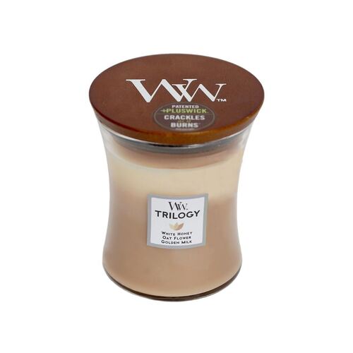 WoodWick Candle Medium - Golden Treats Trilogy