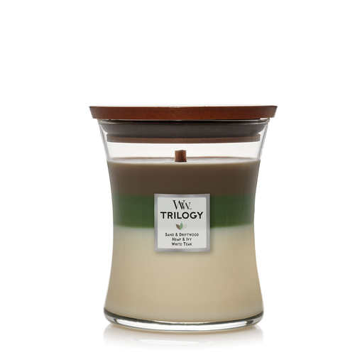 WoodWick Candle Medium - Verdant Earth Trilogy