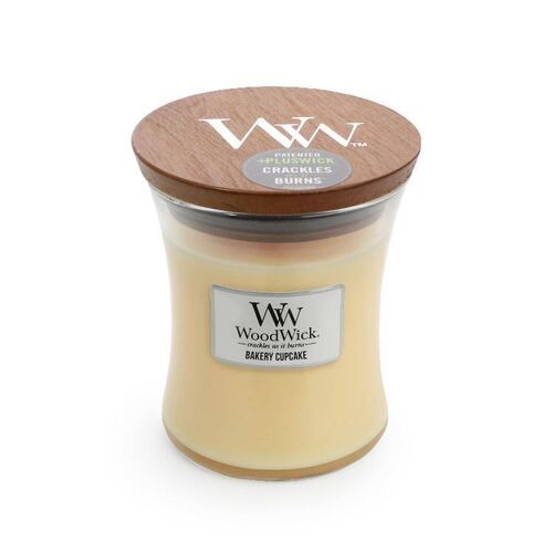 WoodWick Candle Medium - Bakery Cupcake