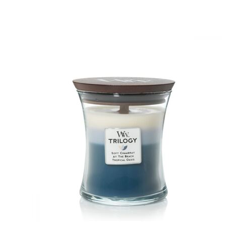 WoodWick Candle Medium - Beachfront Cottage Trilogy