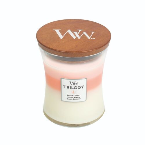 WoodWick Candle Medium - Island Getaway Coastal Sunset