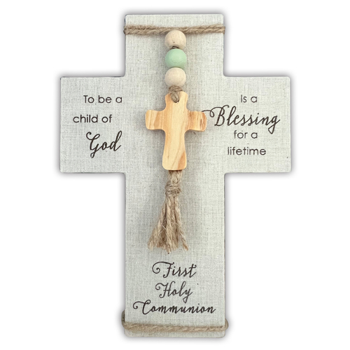 Communion Prayer Cross w/Accents