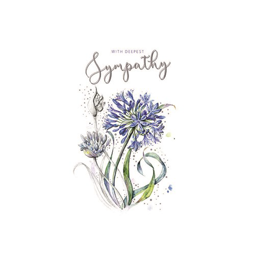 Card - With Deepest Sympathy Floral