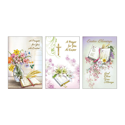 Card Easter Prayer For You - Small  (3 designs - image varies)