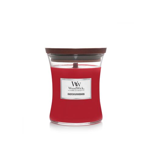 WoodWick Candle Medium - Radish & Rhubarb