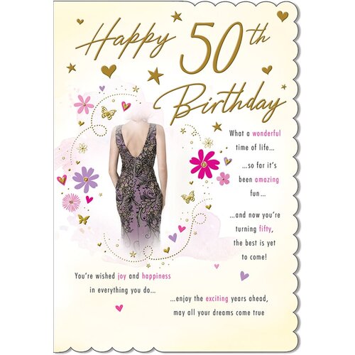 Card - 50th Birthday Female