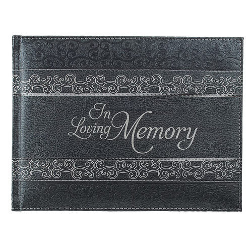 In Loving Memory Funeral Guest Book