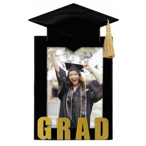 Graduation Photo Frame W/3D Hat & Tassel