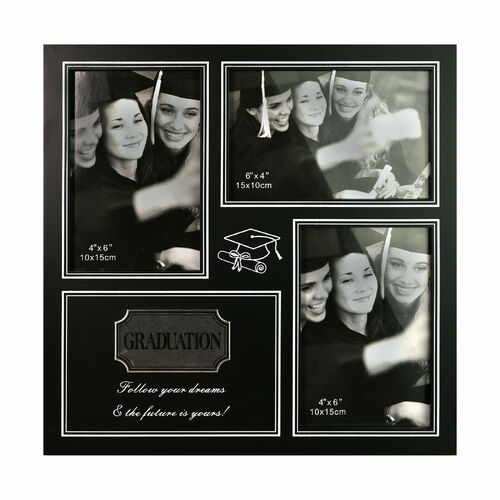 Photo Frame with Engraved Metal Plate Graduation