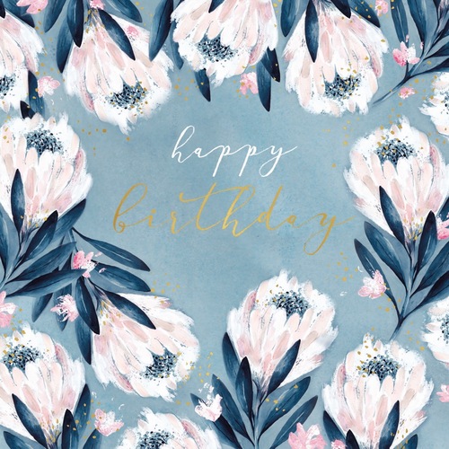 Card - Happy Birthday Floral