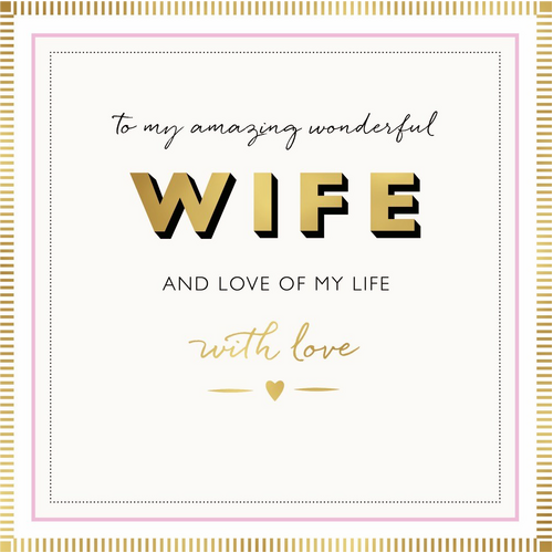 Card - Amazing Wonderful Wife