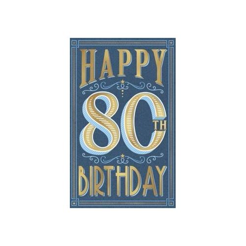 Card - Happy 80th Birthday