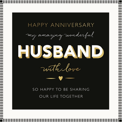 Card - Happy Anniversary Husband