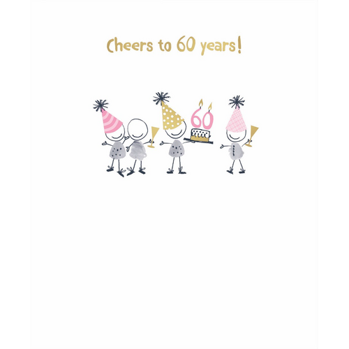 Card - Cheers to 60 Years