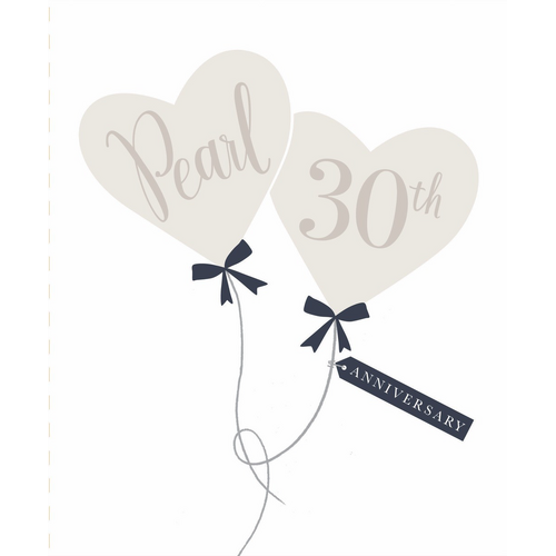 Card - Pearl 30th Anniversary