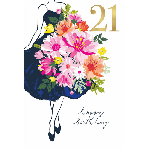 Card - Happy Birthday 21 Female