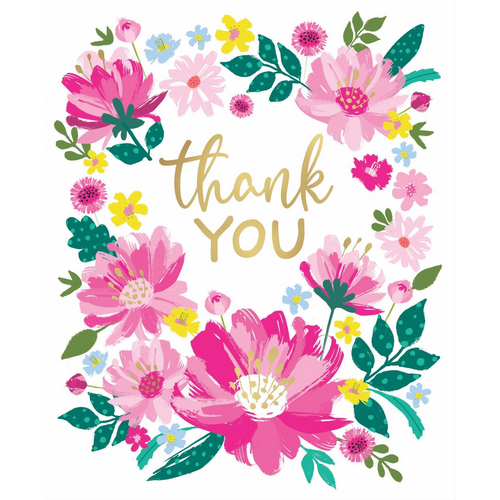 Card - Thank You Female Flowers