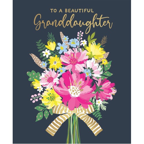 Card - Beautiful Granddaughter Birthday