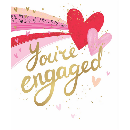 Card - Your Engaged Love Heart