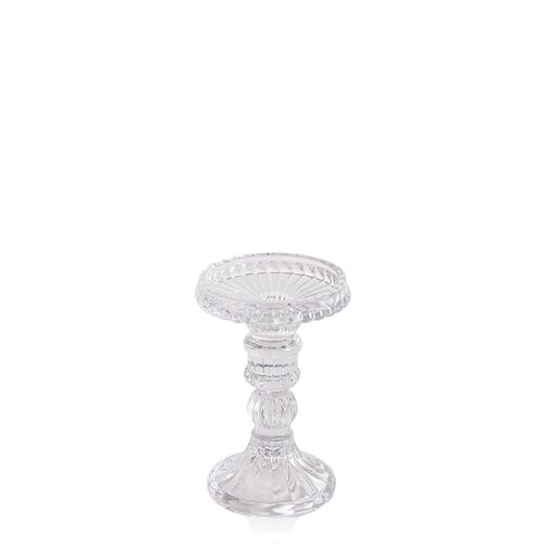 Candle Holder Celestia Glass - 140mm high