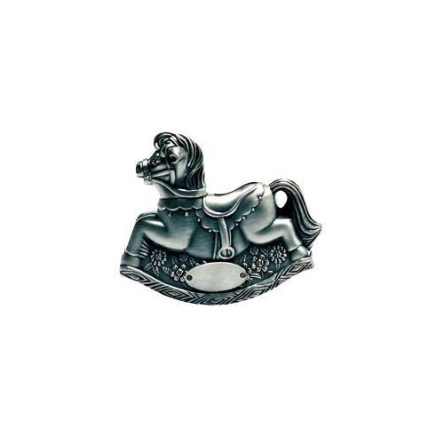 Money Bank Pewter Finish Rocking Horse