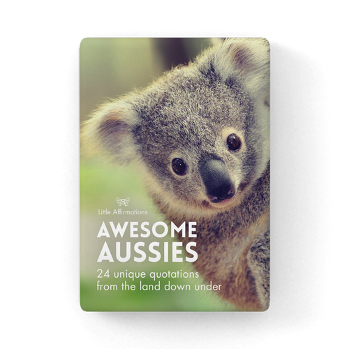 24 Animal Affirmation Cards - Awesome Aussies