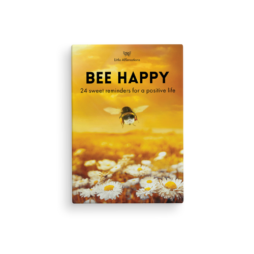 24 Bee Themed Affirmation Cards