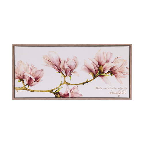 Blossom Family Framed Canvas