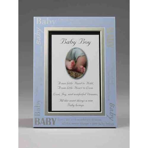 Baby Message Frame - Boy