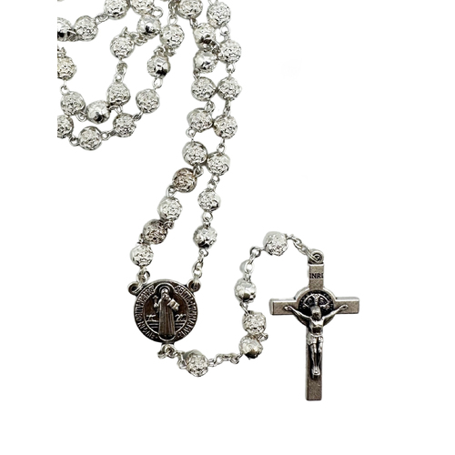 Rosary St Benedict Metal - 6mm Beads