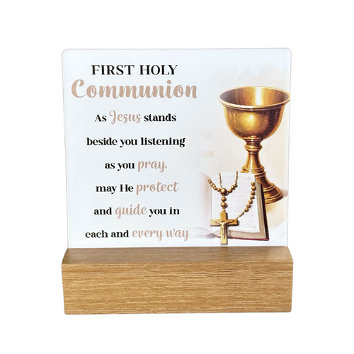 Fleur Ceramic Plaque - Communion