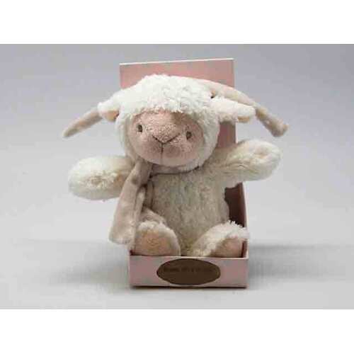 Plush Toy - Cream Lamb With Music