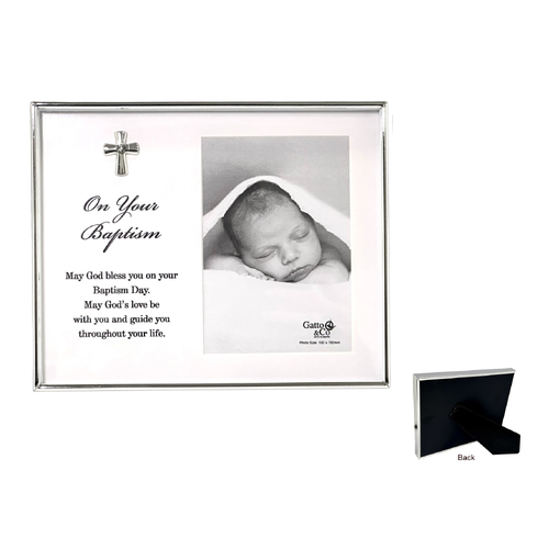 Baptism Silver Photo Frame