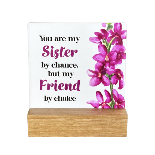 Fleur Ceramic Plaque - Sister