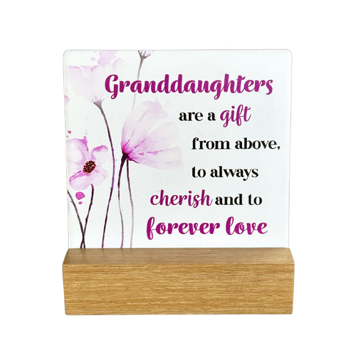 Fleur Ceramic Plaque - Granddaughters