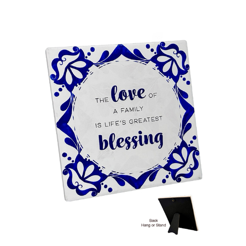 Amalfi Ceramic Plaque - Love is...