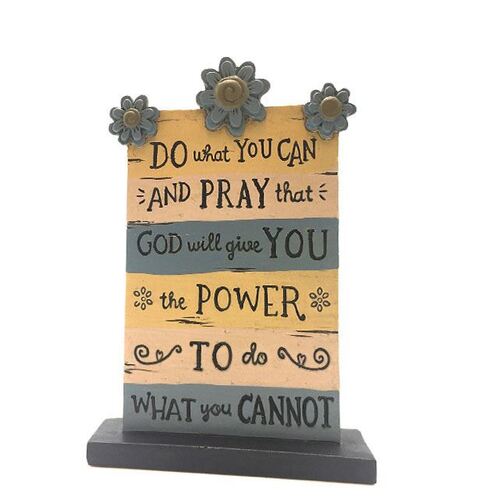 Tag Plaque - Pray to God