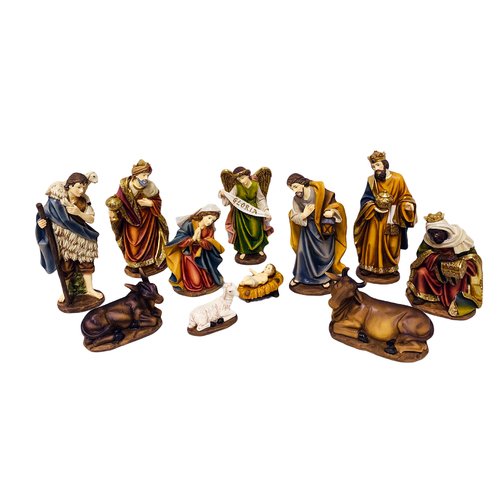 Nativity Set Resin - 11pcs - 150mm