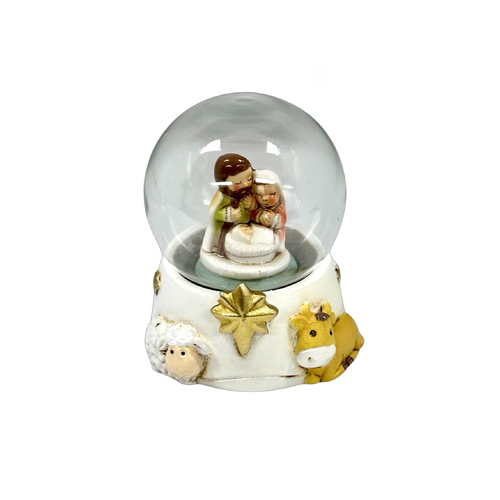 Holy Family Kiddie Scene Water Ball Globe w/LED