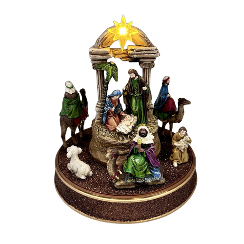 Nativity Carousel Set w/LED and Music