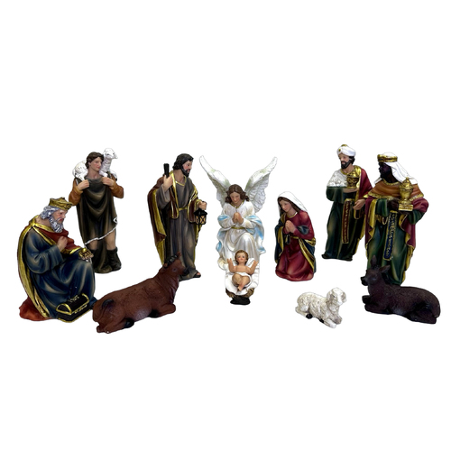 Nativity Set Resin - 11 pcs - 125mm