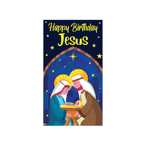 Holy Card Christmas - Happy Birthday