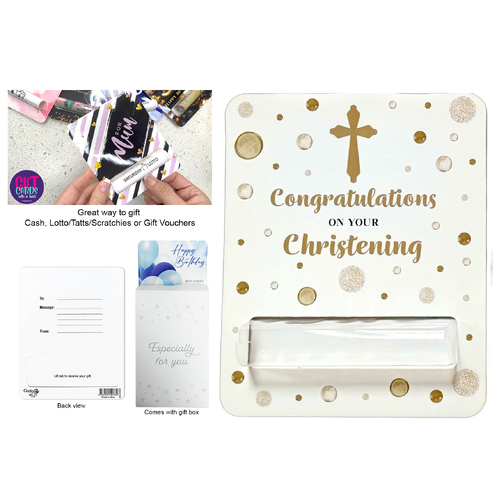 Gift Card w/Twist - Christening