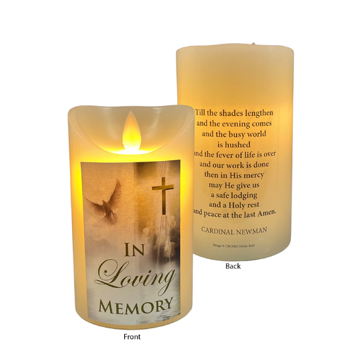 LED Wax Scented Candle - St Michael