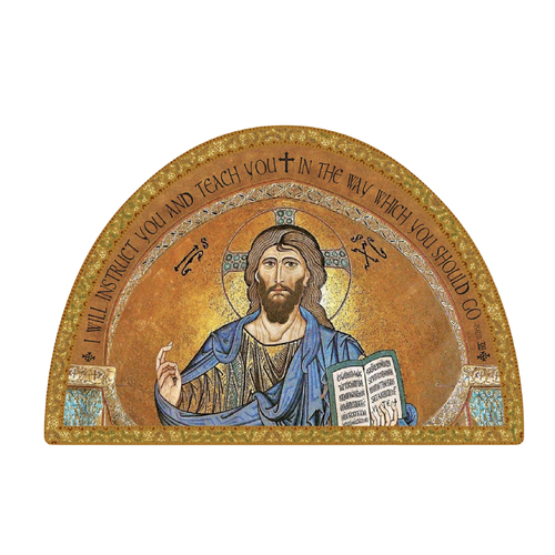 Icon Arch Wood Plaque - Christ the Teacher