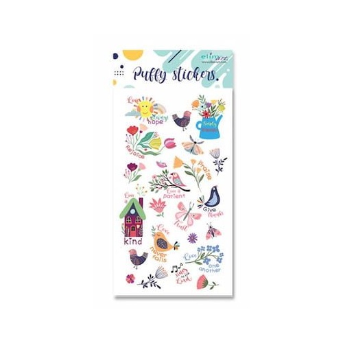 Puffy Stickers: Spring