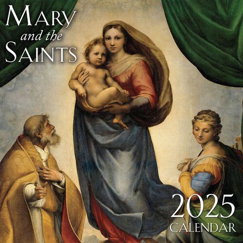 2025 Mary and The Saints  Wall Calendar