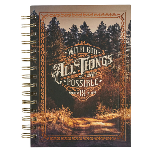 Journal - With God All Things Are Possible (Matthew 19:26)