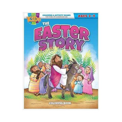 Easter Story: Colouring Book (Ages 2-4)