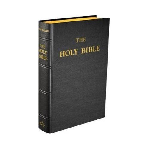 Douay Rheims Bible Large Black Leather Hardcover